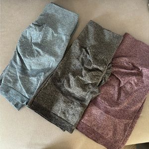 All 3!! SHEIN booty scrunch biker shorts - L